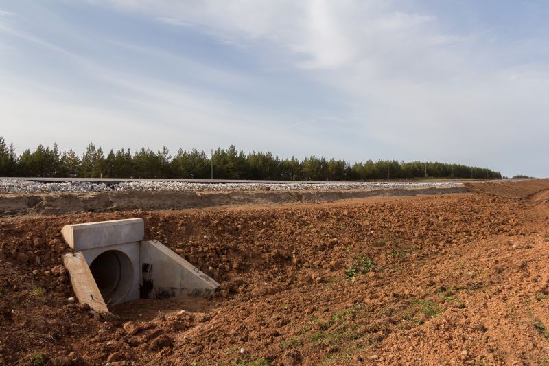 Concrete Culvert Interior
